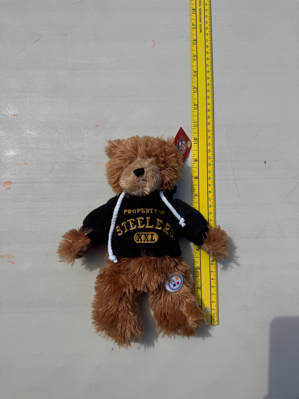 Steelers Stuffed Teddy Bear- NWT